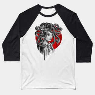 Medusa Red Dot Baseball T-Shirt